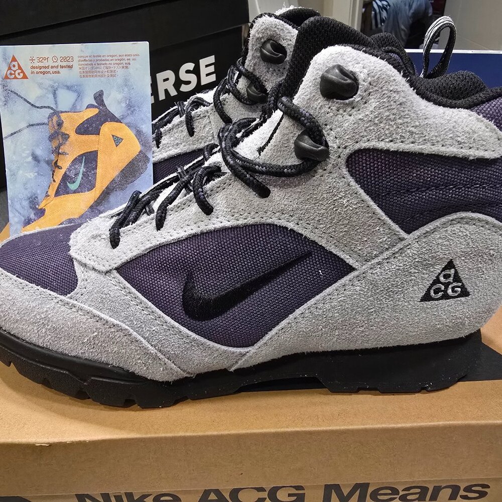 NIKE ACG Torre Mid WP Men Sz 7 Light Pumice/Black-Dark Raisin FD0212-002 Boots